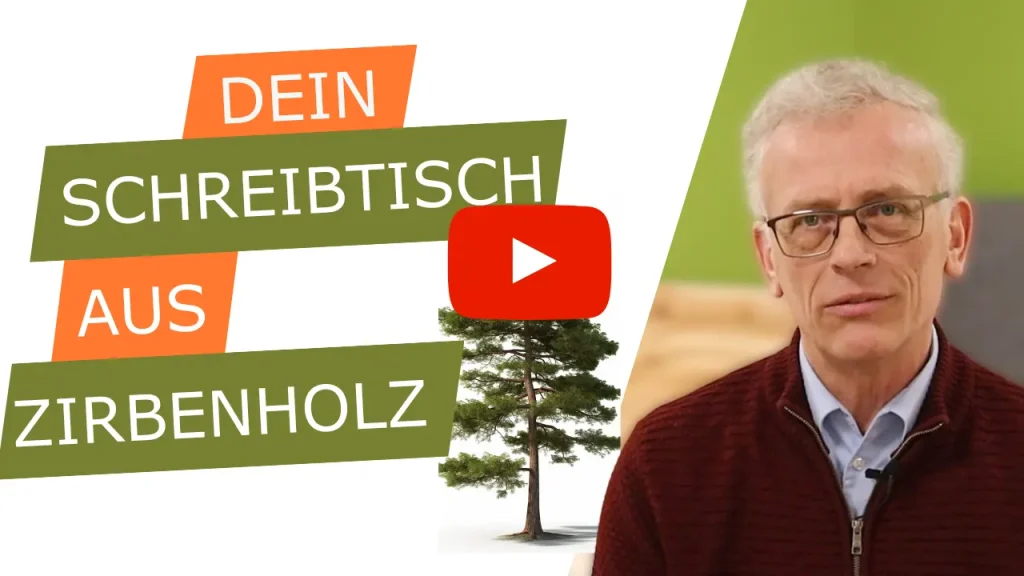 Individuelle Schreibtische aus Zirbenholz
