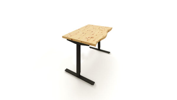 Naturia Perspektive Studio Schreibtisch Zirbenholz hoehenverstellbar