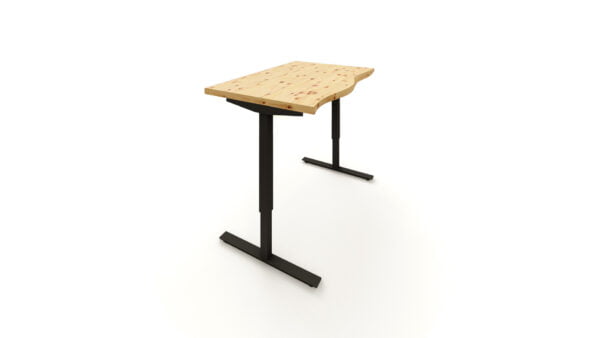 Naturia Perspektive mitte Studio Schreibtisch Zirbenholz hoehenverstellbar